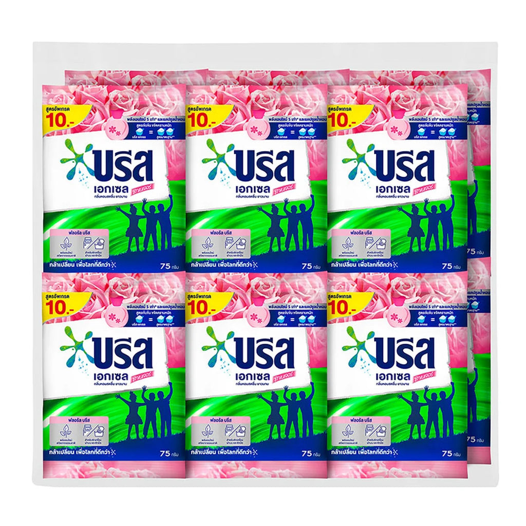 Breeze Excel Comfort Concentrated Laundry Detergent, Pink, 75 ml x 12