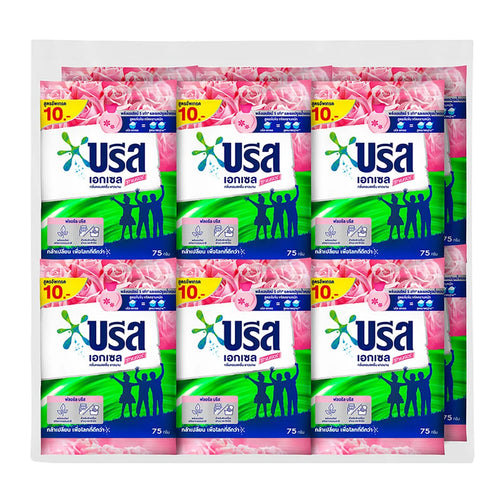 Breeze Excel Comfort Concentrated Laundry Detergent, Pink, 75 ml x 12