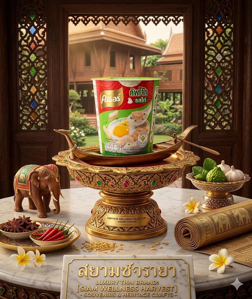 Knorr Cup Porridge, Instant Jasmine Rice Porridge, Chicken Flavor, 32g, 6 cups x 6.