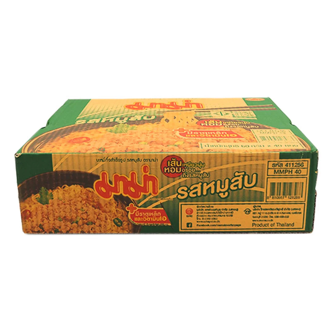 Mama instant noodles, minced pork flavor, 60g x 40.