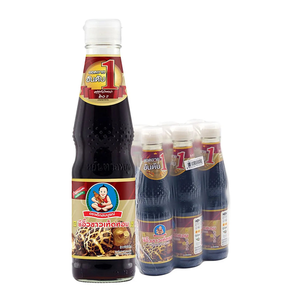 DekSomboon Mushroom Soy Sauce 300ml x 6