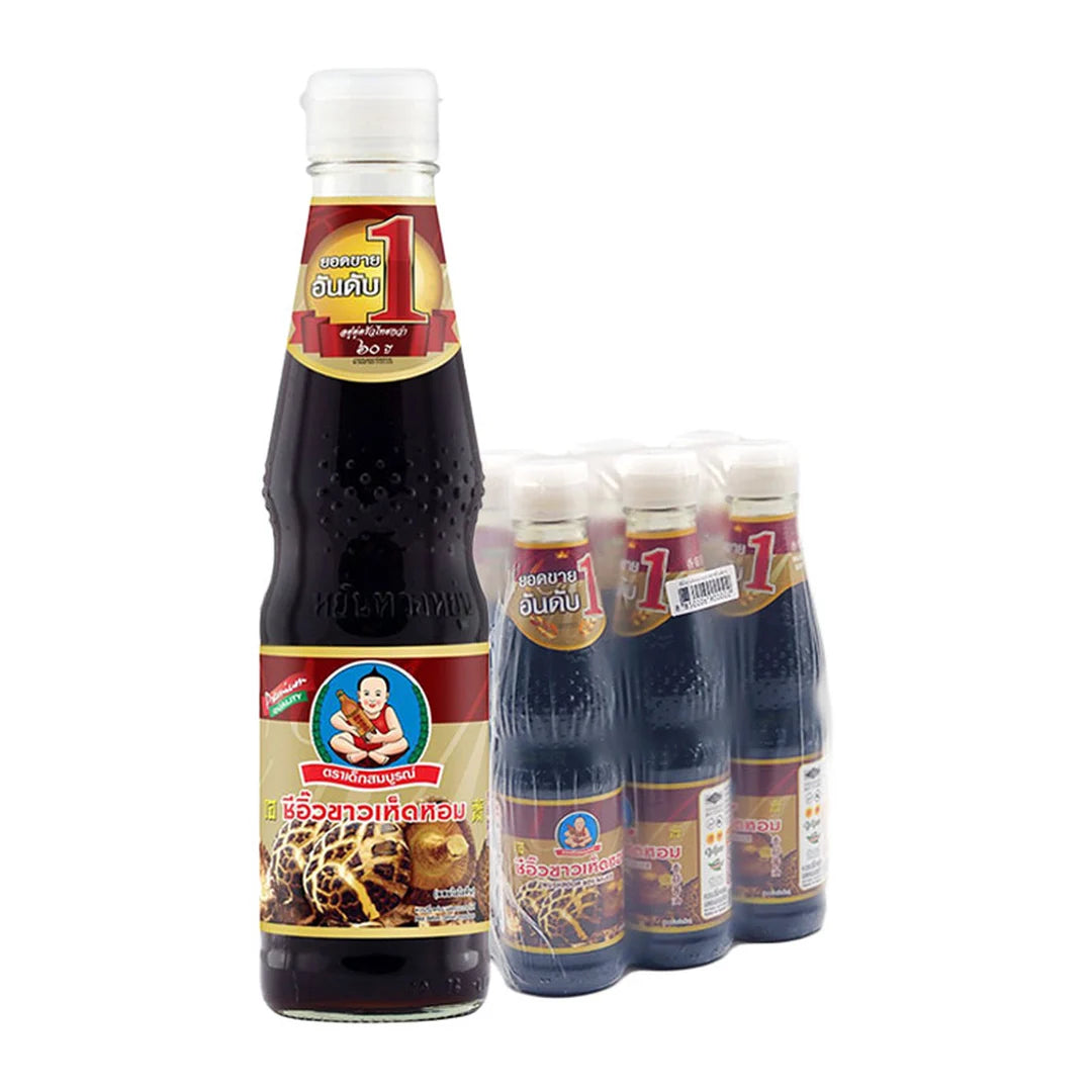 DekSomboon Mushroom Soy Sauce 300ml x 6